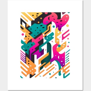 Vibrant Abstract Artwork Posters and Art